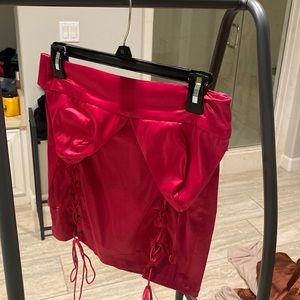 Fashion nova crop top and skirt set